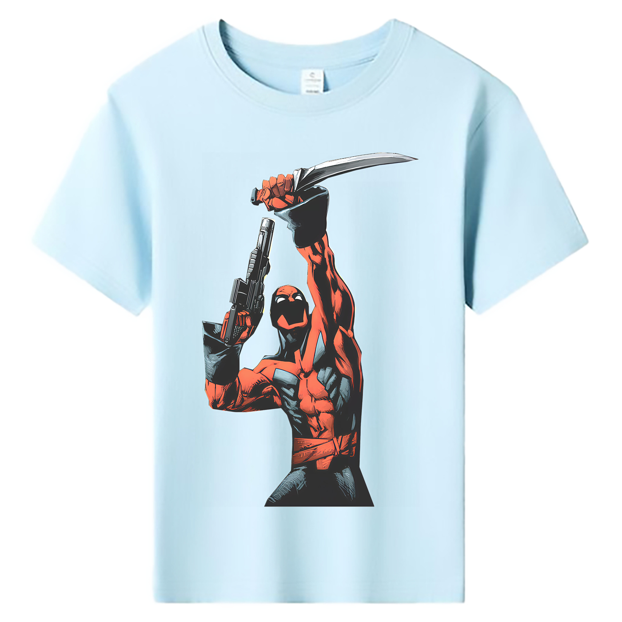 （画像用） Deadpool デッドプール 綿100％キッズTシャツ（フロントプリント）